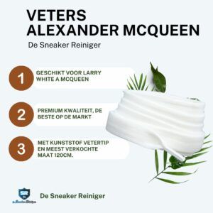 Alexander McQueen veters wit 120cm 100 de beste kwaliteit