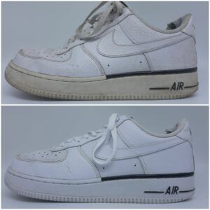 nike air force schoonmaken