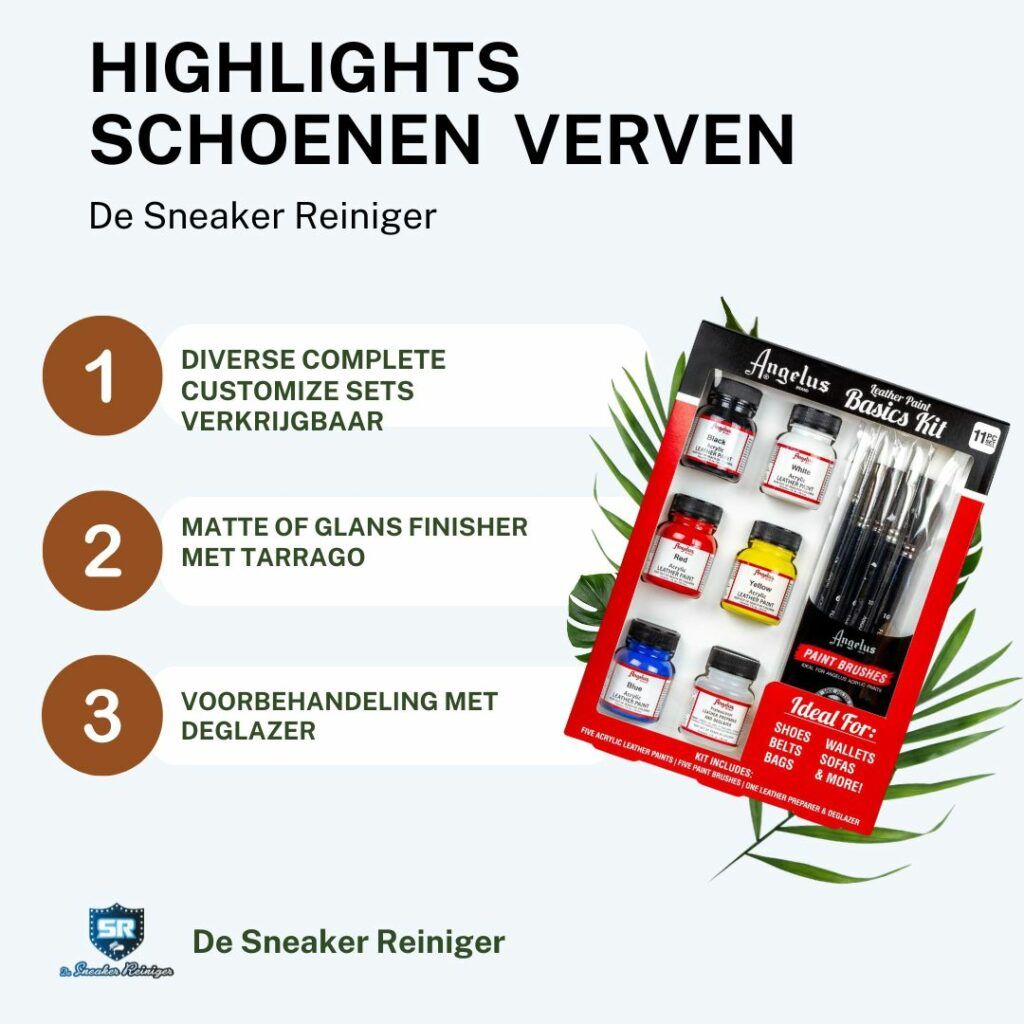 Schoenen verven beste 5 stappenplan Sneaker Reiniger