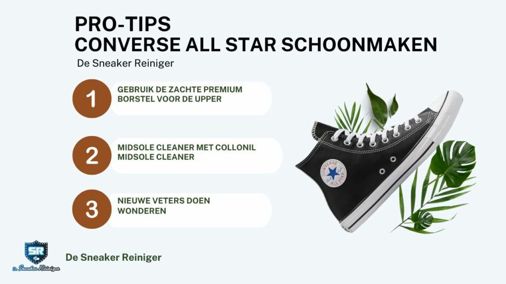 converse schoonmaken