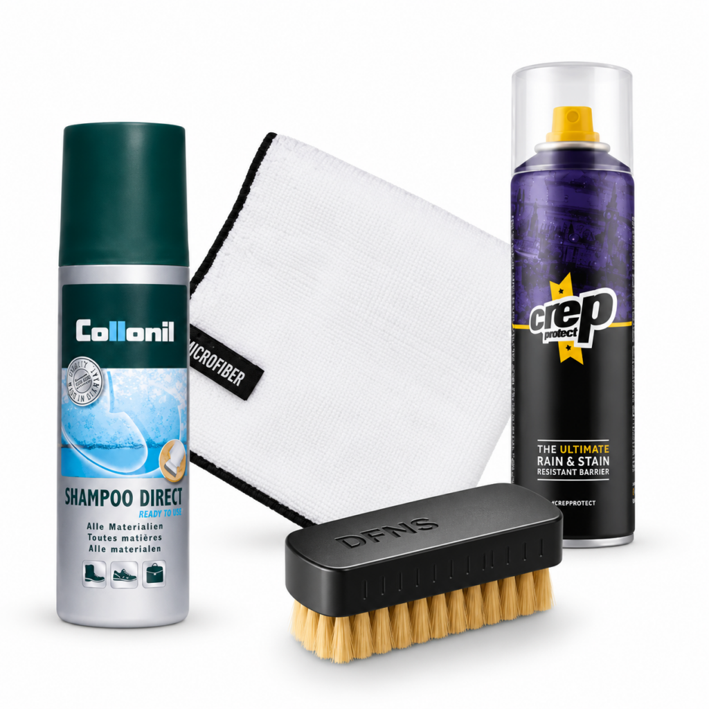 Pet schoonmaken, cap cleaning 4 Pet Schoonmaak en Bescherming Kit- De Sneaker Reiniger