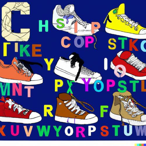 sneaker alphabet