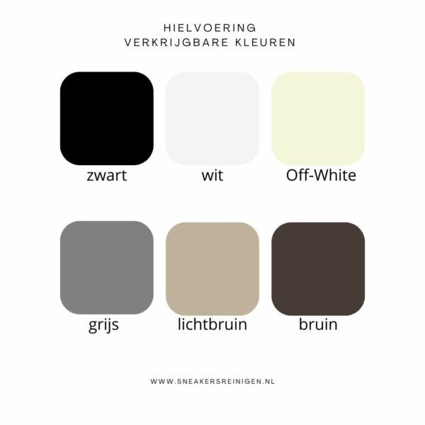 kleuren hielvoering