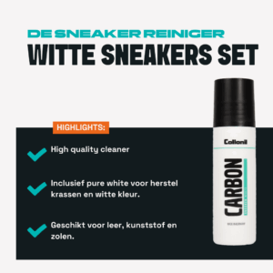 Pure white witte sneakers set