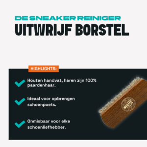 Uitwrijfborstel luxe