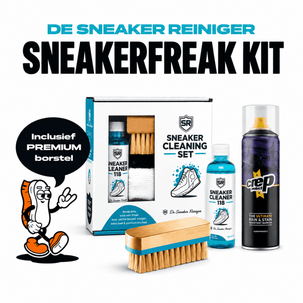 Wat heb je nodig om sneakers schoon te maken? 1 sneakerfreak set