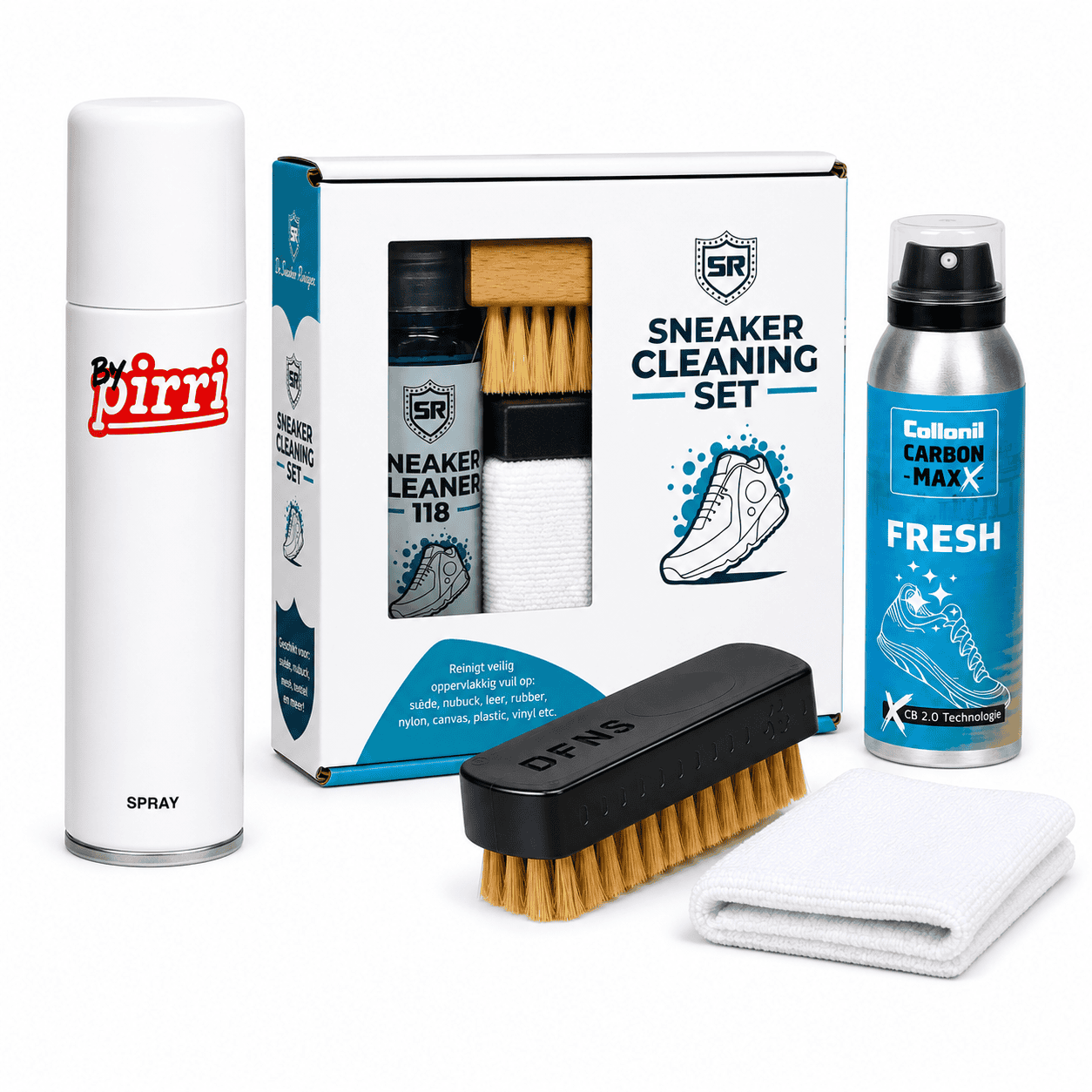 Designer schoen schoonmaak set
