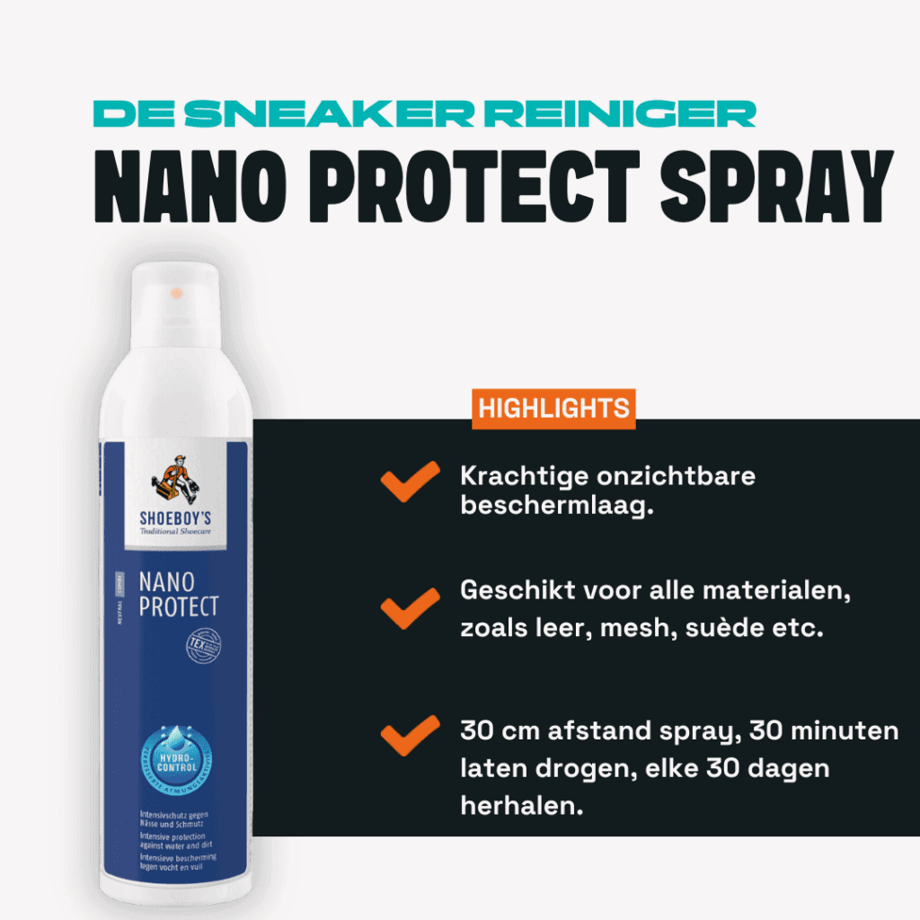 Waarom zijn sneakers zo populair? 17 Nano Protect Spray voor sneakers, waterafstotend en beschermend, ideaal voor alle materialen.