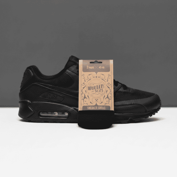 zwarte sneakersokken