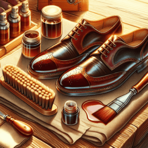 leren schoenen poetsen