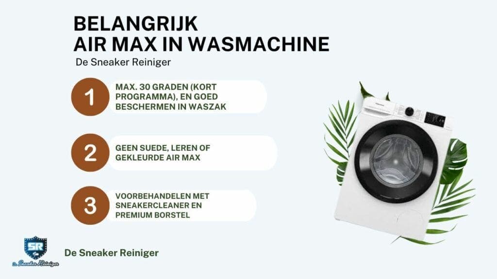 Air Max wasmachine? Gaat mijn Air Max hiervan kapot?