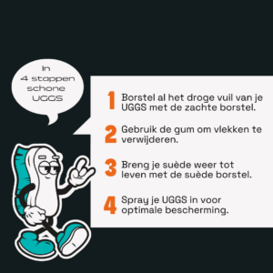 In 4 stappen schone UGGS
