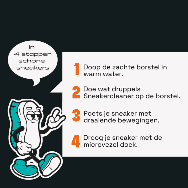 Premium Sneaker Cleaner Kit - Maak 50 Paar Sneakers Weer Als Nieuw
