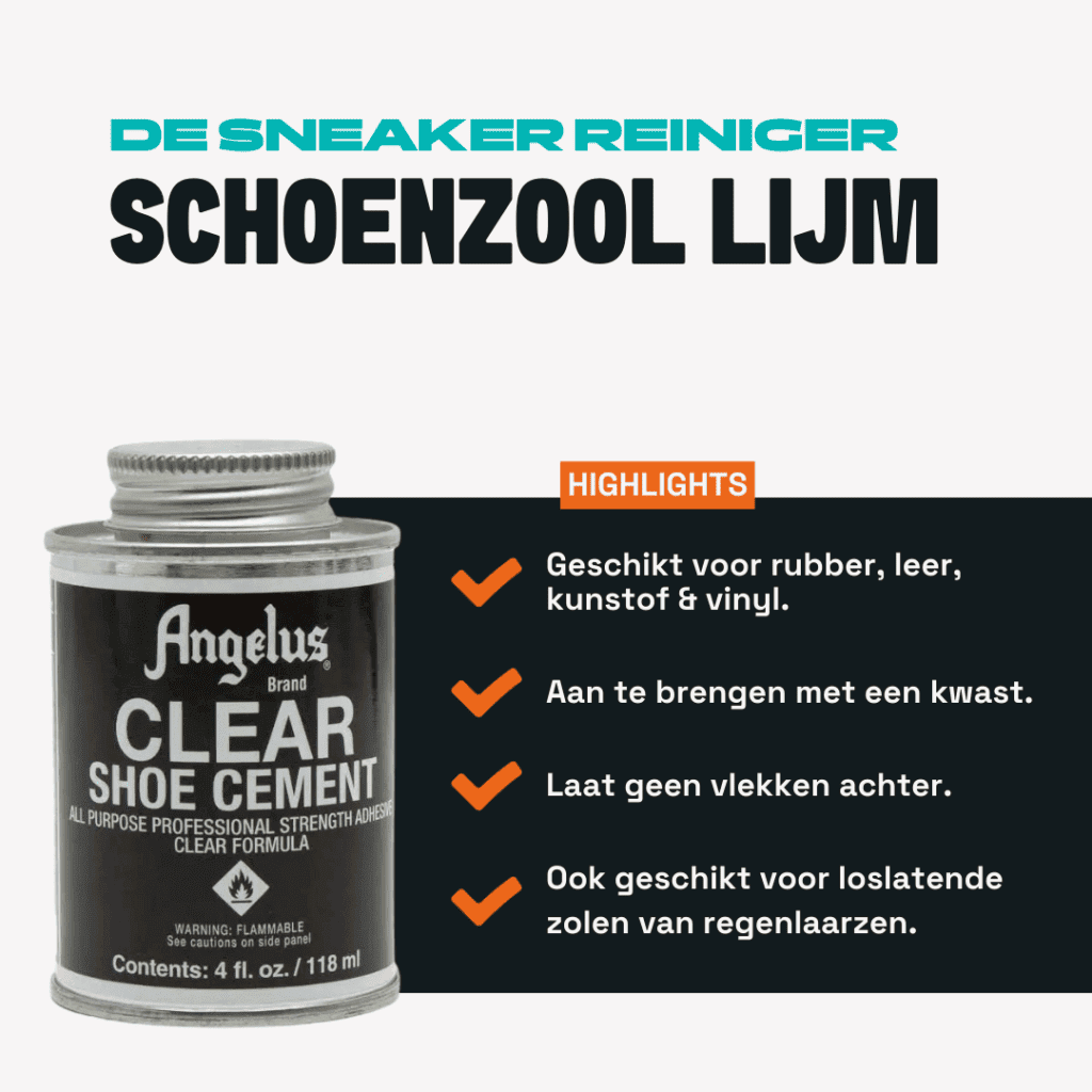 Schoenzool lijmen, welke lijm is het beste? 7 Schoenlijm middel voor sneakers, geschikt voor rubber, leer, kunststoffen en vinyl.