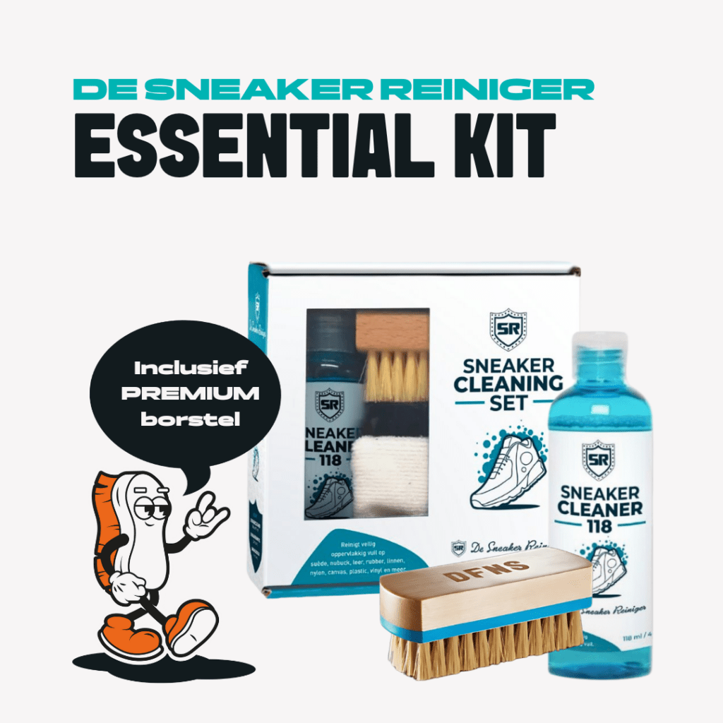 De Sneaker Reiniger Essential Kit incl. Zachte Premium Borstel (voor alle materialen)