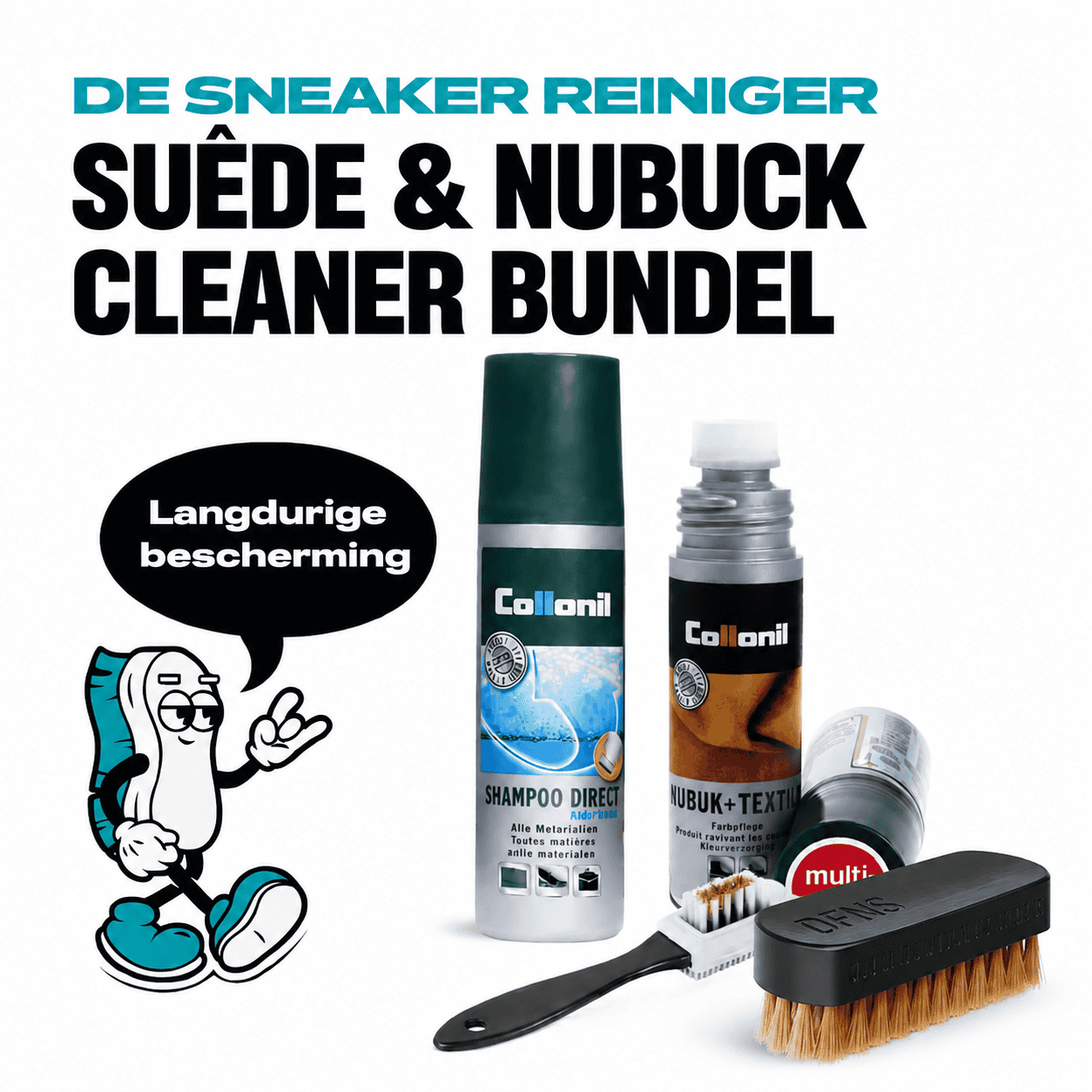 suede schoonmaak set