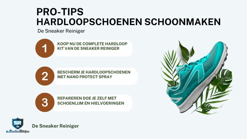 hardloopschoen schoonmaken