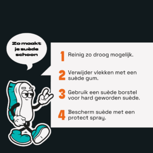 Tips suede schoonmaken