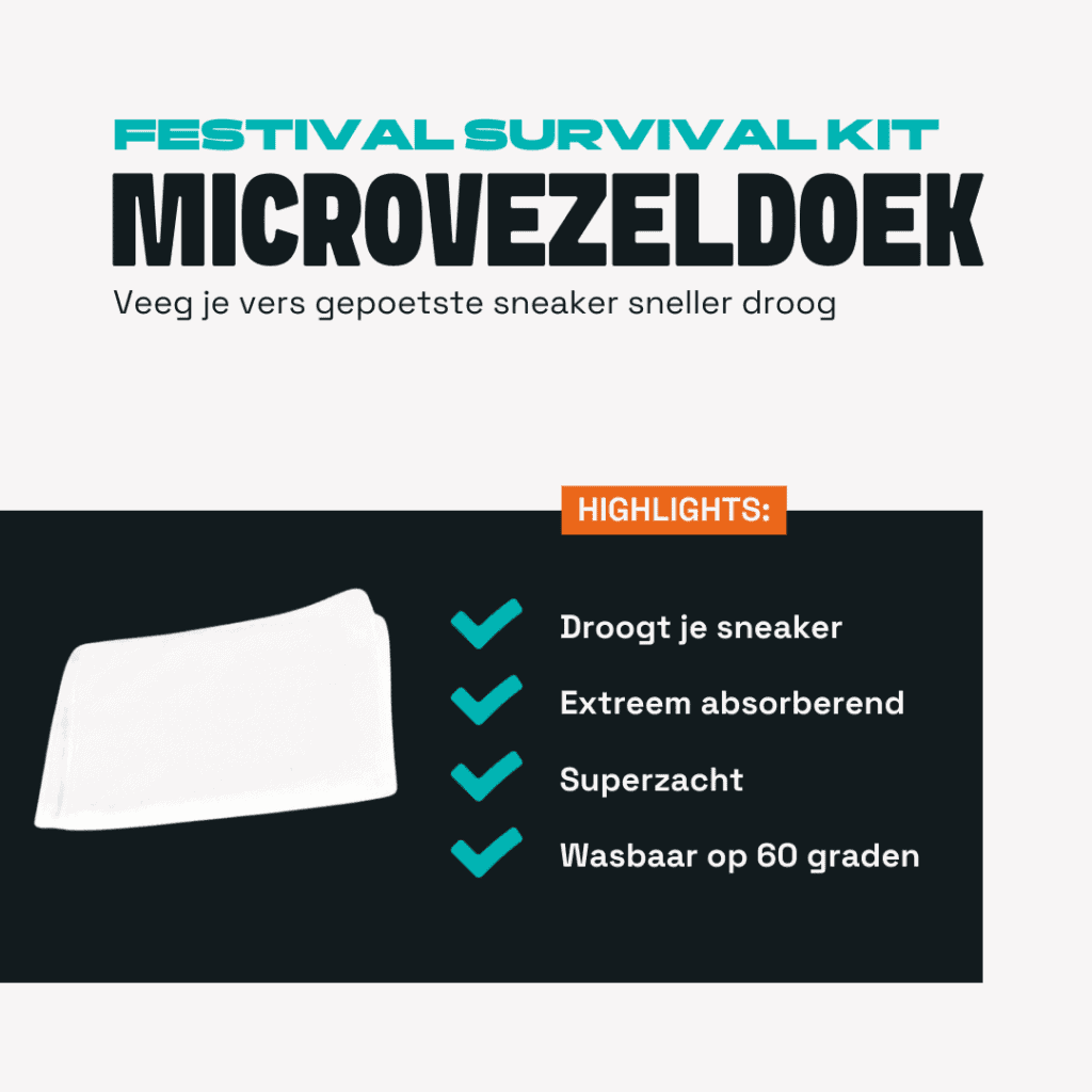 Microvezeldoek voor sneakerreiniging, snel drogend en superzacht, ideaal voor het schoonmaken van sn.