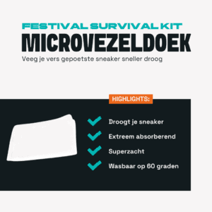 Microvezeldoek voor sneakerreiniging, snel drogend en superzacht, ideaal voor het schoonmaken van sn.