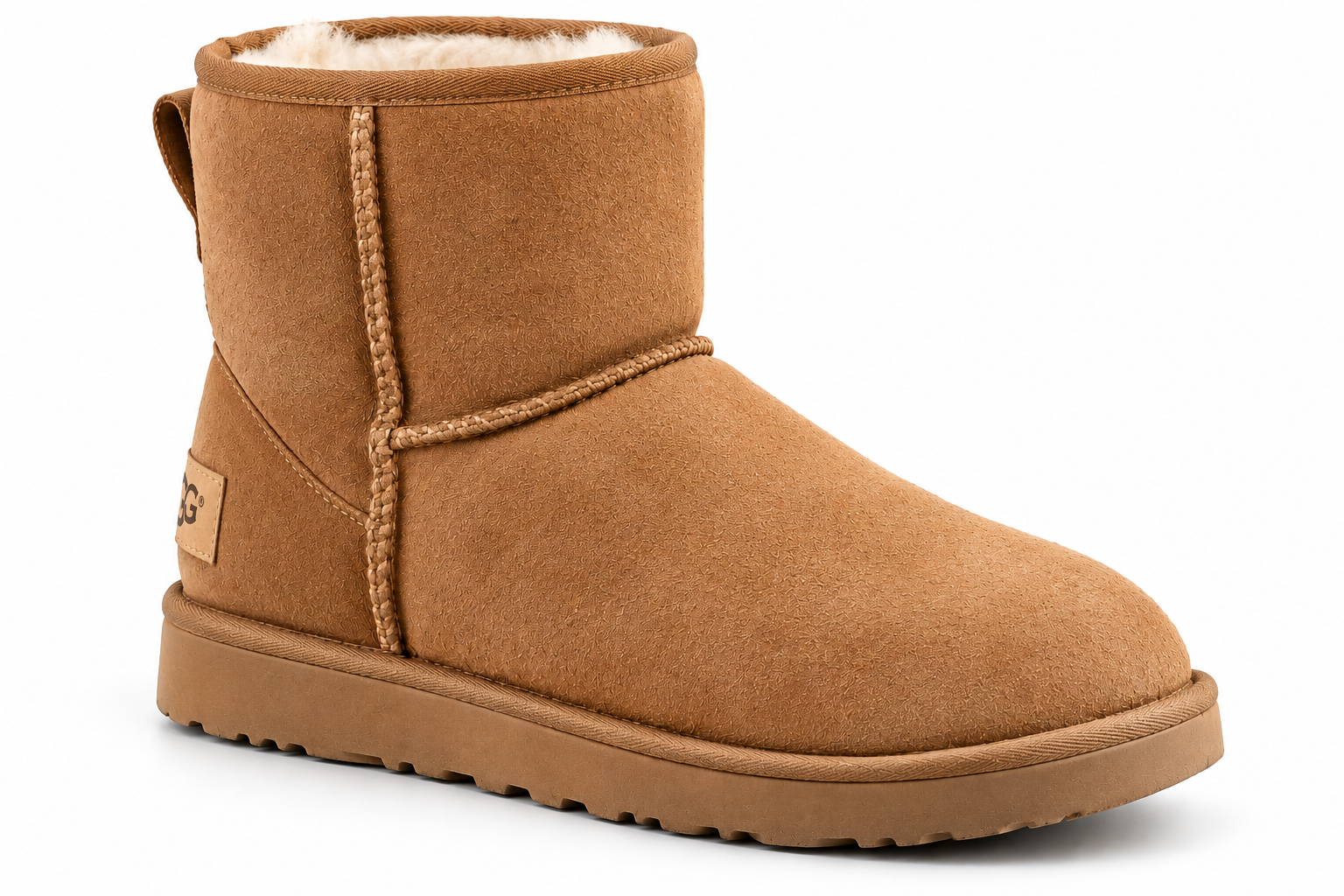 Schone UGG-laars na het reinigen