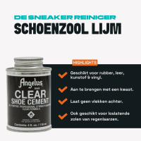 Shoe cement highlights