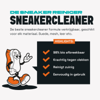 Sneakercleaner info oranje