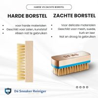 zachte vs harde borstel